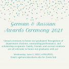 German and Russian Awards Ceremony 2021
