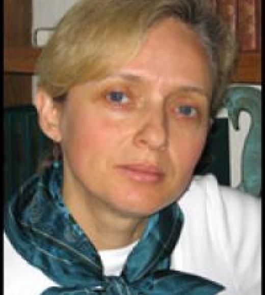Olga Stuchebrukhov poses for the camera.