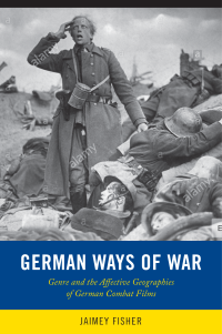Book Cover for German Ways of War, a black and white picture of a World War 2 Soldier, looking overwhelmed