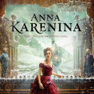 The film poster for Anna Karenina, her name in large type.