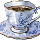 a porcelain teacup.